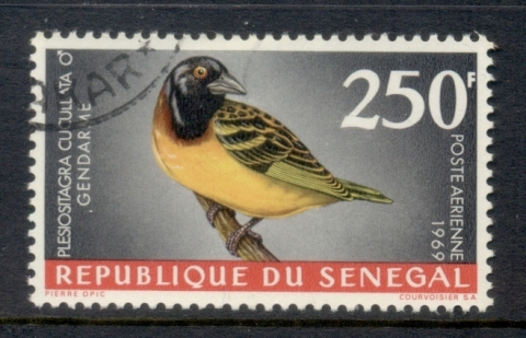 Senegal 1968 Birds 250f