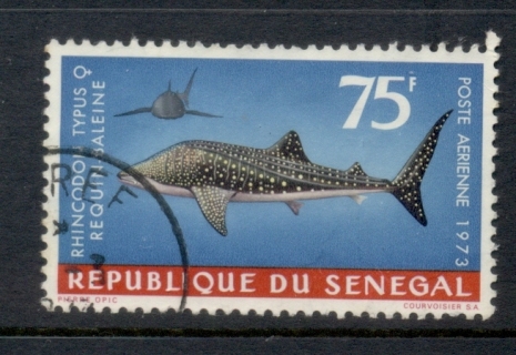 Senegal 1972-73 Marine Life Fish 75f