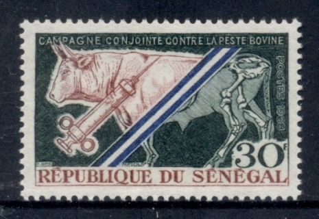 Senegal 1968 Campaign Against Cattle Palgue