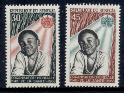 Senegal 1968 WHO 20th Anniversary