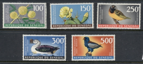 Senegal 1967-69 Flowers & Birds