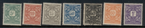 Senegal 1914 Postage Dues Asst