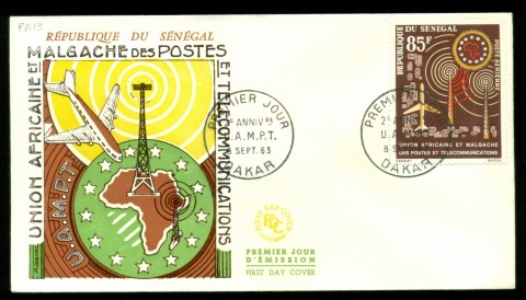 Senegal 1963 African Postal Union