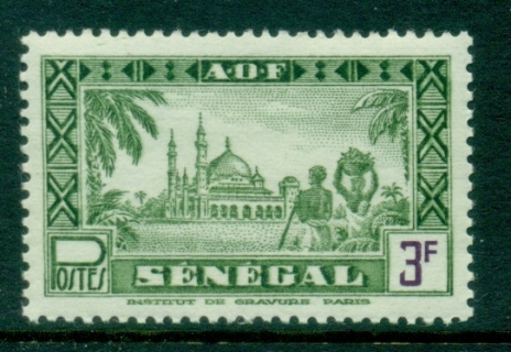 Senegal 1943-44 Pictorial without RF 3f