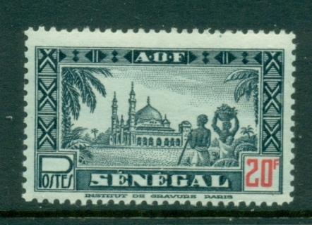 Senegal 1943-44 Pictorial without RF 20f