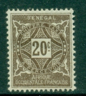 Senegal 1914 Postage Due 20c