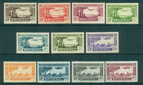 Senegal 1935 Air Post, Landscape, caravan