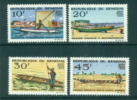 Senegal 1965 Canoes & sailing Boats