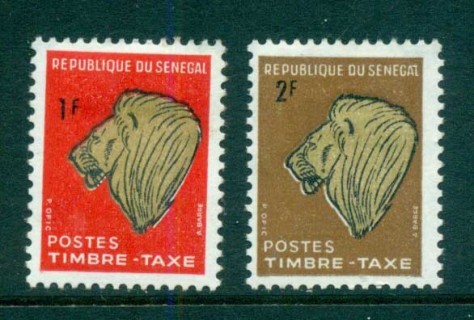 Senegal 1966-83 Postage Dues 1,2f