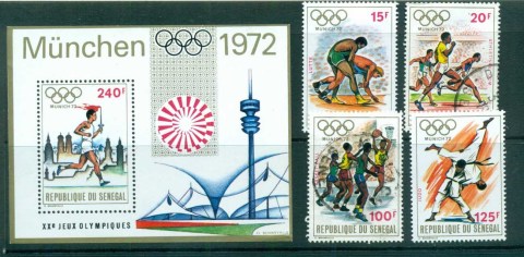 Senegal 1972 Mexico Olympics + MS