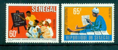 Senegal 1977 National Literacy Week