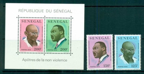 Senegal 1978 Gandhi, Martin Luther King + MS