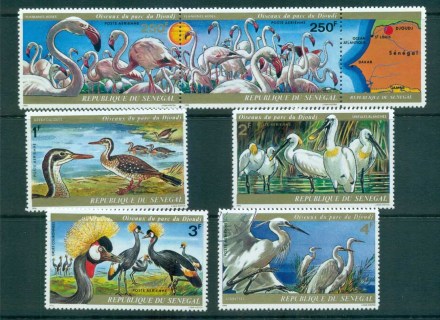 Senegal 1976 Bird Sanctuary map