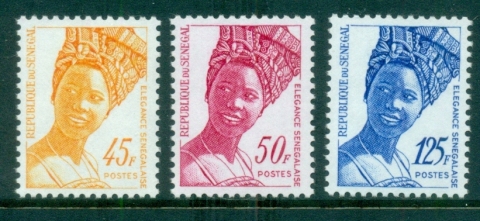 Senegal 1993 Woman in Headress 3v