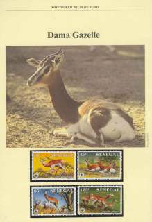 Senegal 1986 WWF Dama Gazelle