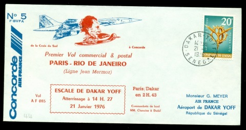 Senegal-1976-Concorde-Paris-Rio-de-Janeiro