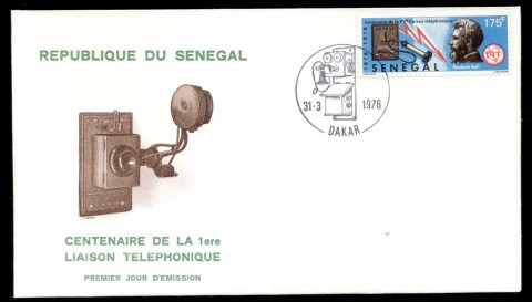 Senegal-1976-Telephone-Centenary