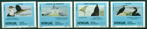 Senegal-1989-Birds-of-National-Parks-MUH