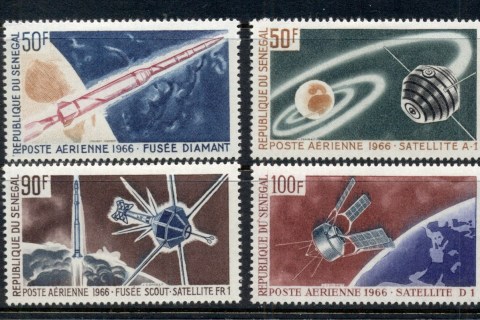 Senegal 1966 French Achievements in Space