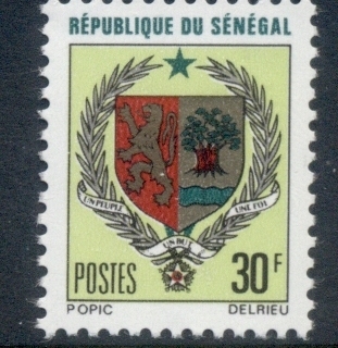 Senegal 1970 Senegal Arms 30f