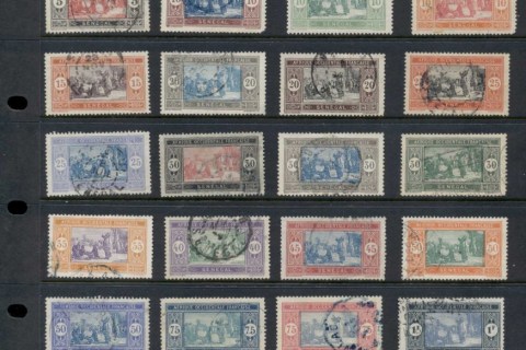 Senegal 1914-33 Pictorials Ass