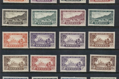Senegal 1935-40 Pictorials Asst