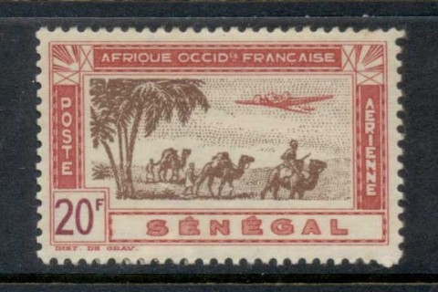 Senegal 1942 Airmail 20f