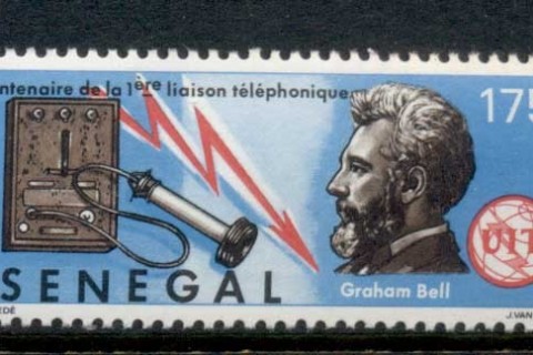 Senegal 1976 Telephone Centenary, Alexander Graham Bell