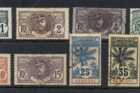 Senegal 1906 Pictorials Asst, Palm Tree