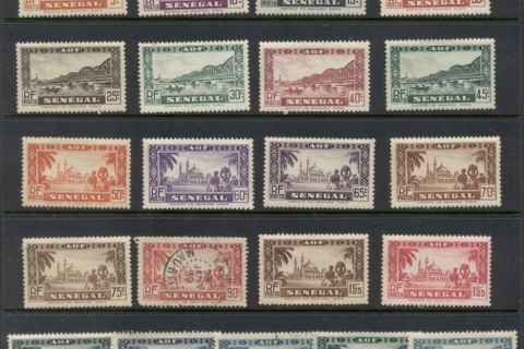 Senegal 1935-40 Pictorials (29/30, no 1f