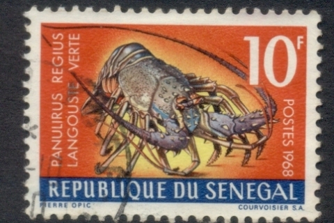Senegal 1968 Crustaceans 10f