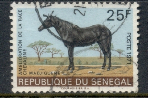 Senegal 1971 Horses 25f