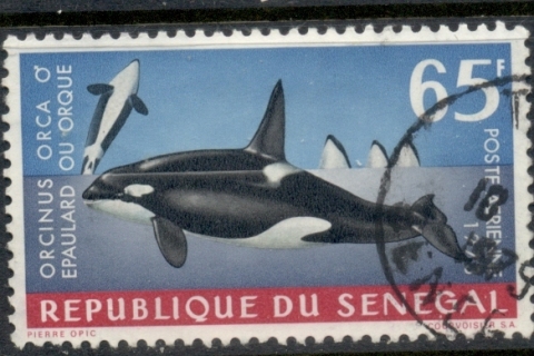 Senegal 1972 Marine Life,Fish 65f