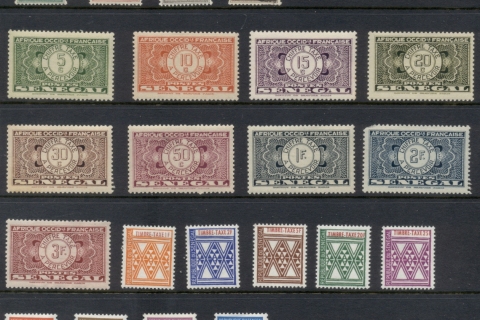 Senegal 1915-61 Postage Dues Asst