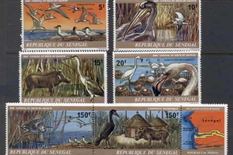 Senegal 1978 Salum Delta National park, Birds