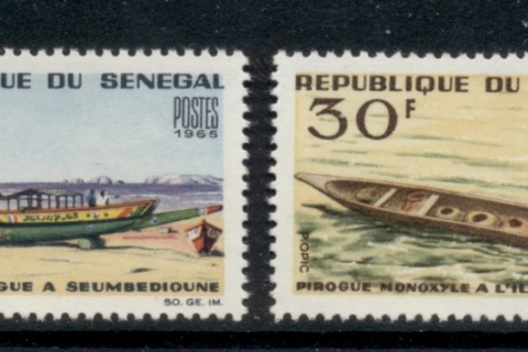 Senegal 1965 Canoes