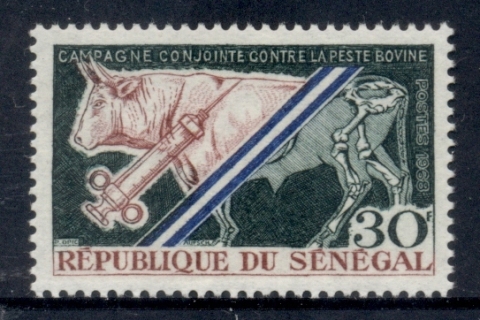 Senegal 1968 Campaign Against Cattle Palgue