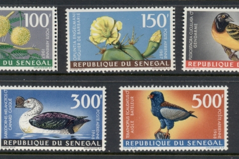 Senegal 1967-69 Flowers & Birds