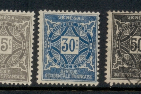 Senegal 1914 Postage Dues Asst