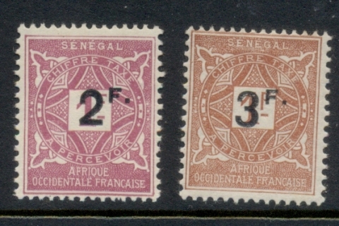 Senegal 1927 Postage Dues Surch.