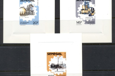 Senegal 1988 Industries 3x sunken die proofs