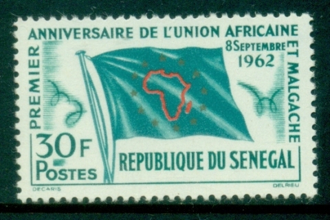 Senegal 1962 African & Malagassy Union