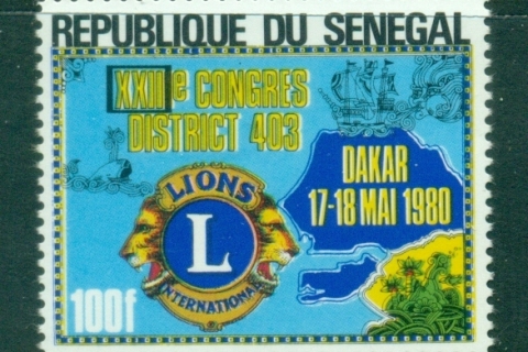 Senegal 1980 Lions Club Intl