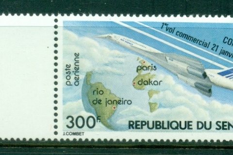 Senegal 1976 Concorde Flight Paris to Rio