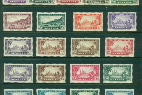 Senegal 1933-40 Pictorials