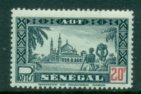 Senegal 1943-44 Pictorial without RF 20f