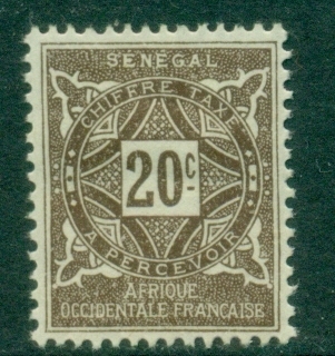 Senegal 1914 Postage Due 20c