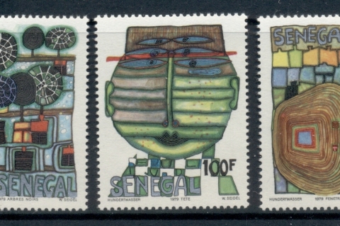 Senegal 1979 Paintings by Friedrich Stowasser