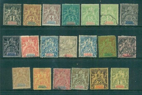 Senegal 1892-1900 Peace & Commerce Asst