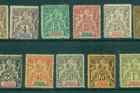 Senegal 1892-1900 Peace & Commerce Asst